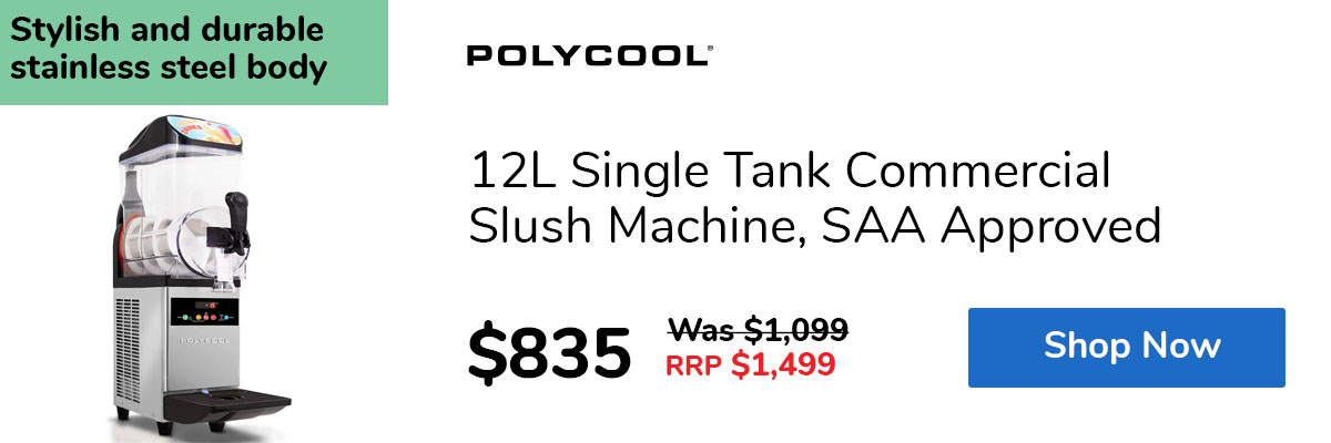 12L Single Tank Commercial Slush Machine, SAA Approved