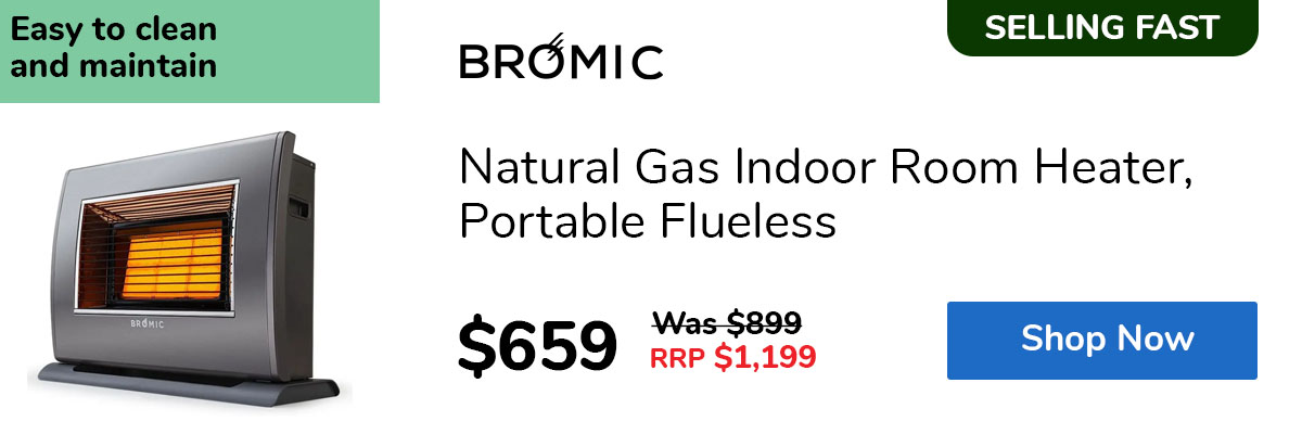 Natural Gas Indoor Room Heater, Portable Flueless