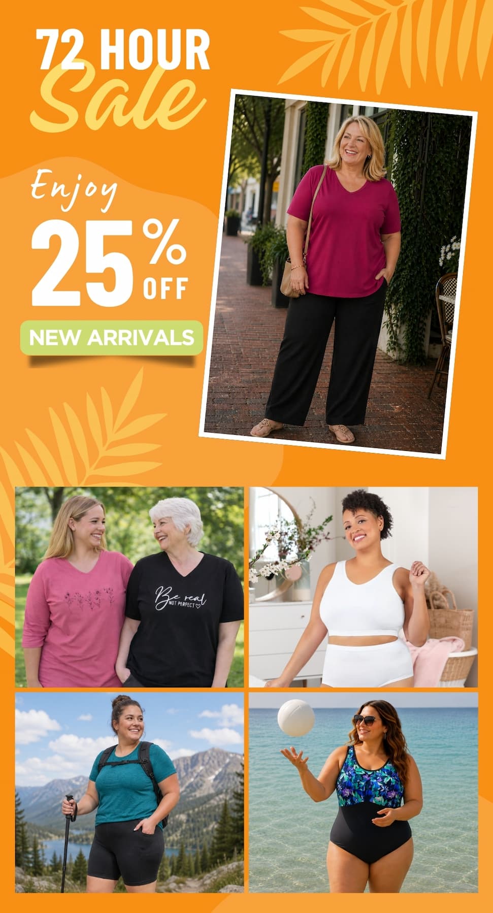 72 Hour Savings - 25% Off JunoActive Plus-Size New Arrivals!