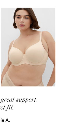 Shop the Smooth & Chic Cotton T-Shirt Bra