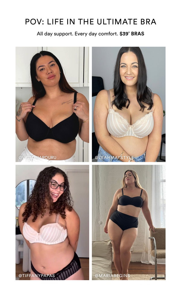 Selected Bras $39*