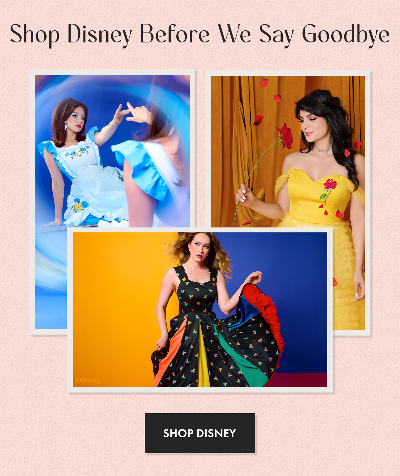Shop Disney Before We Say Goodbye