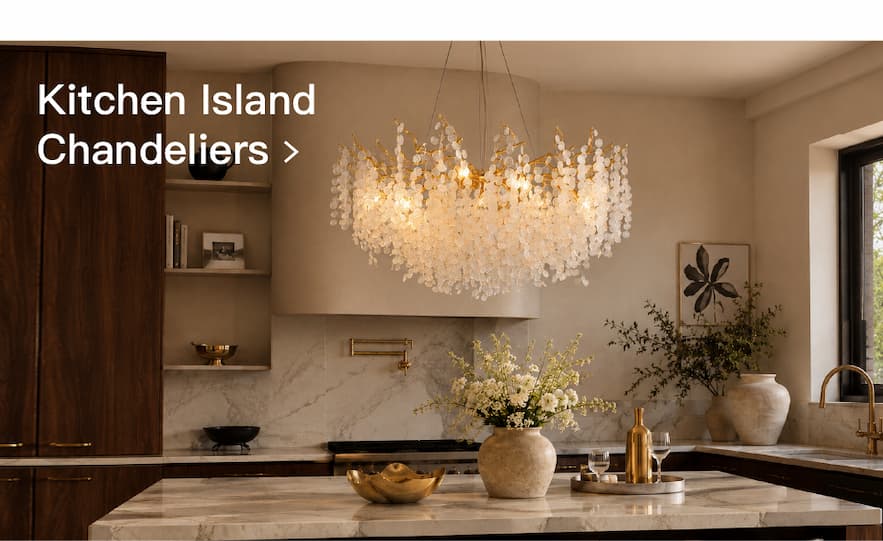Chandeliers - Kitchen Island