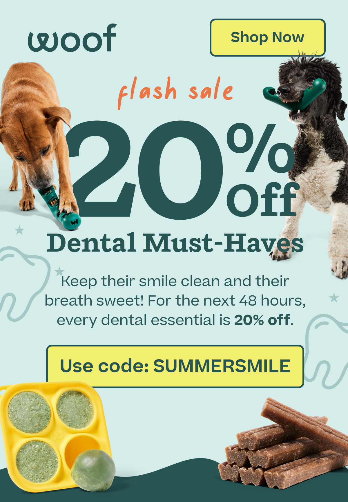 Shop 20% off Dental Must-haves