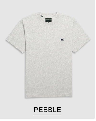 Shop Gunn Tee 2.0, Pebble online and instore at Rodd & Gunn