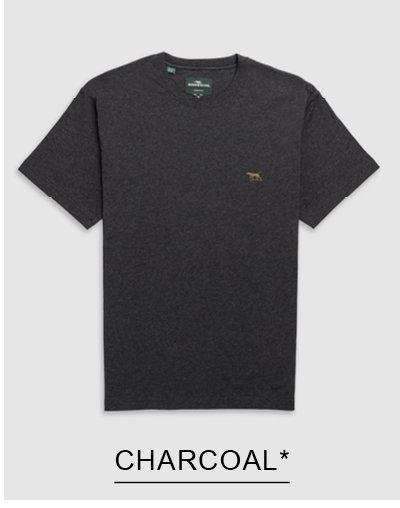 Shop Gunn Tee 2.0, Charcoal online and instore at Rodd & Gunn