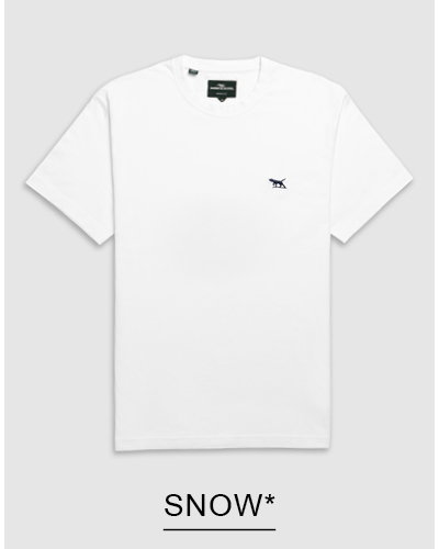 Shop Gunn Tee 2.0, Snow online and instore at Rodd & Gunn