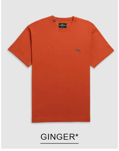 Shop Gunn Tee 2.0, Ginger online and instore at Rodd & Gunn