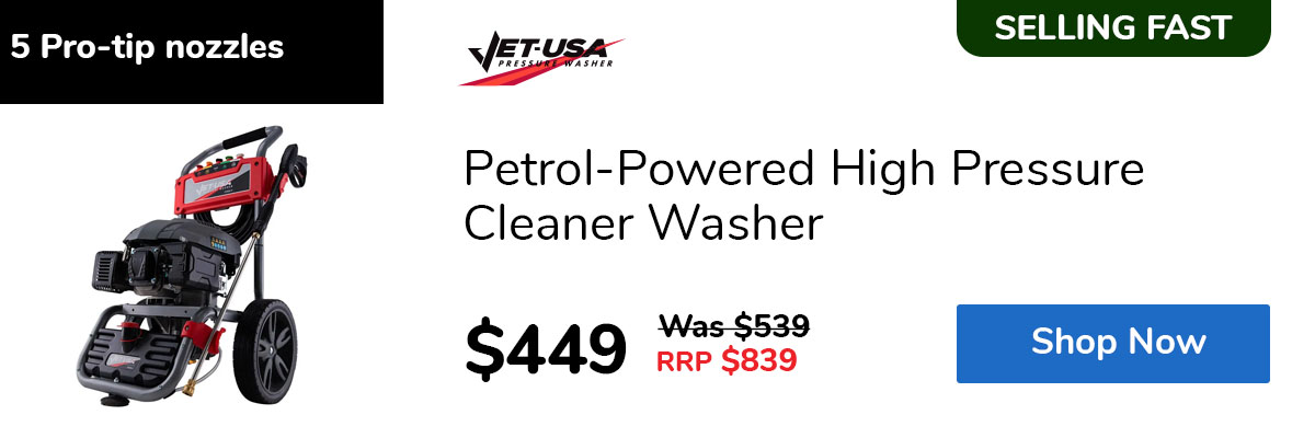 Petrol-Powered High Pressure Cleaner Washer