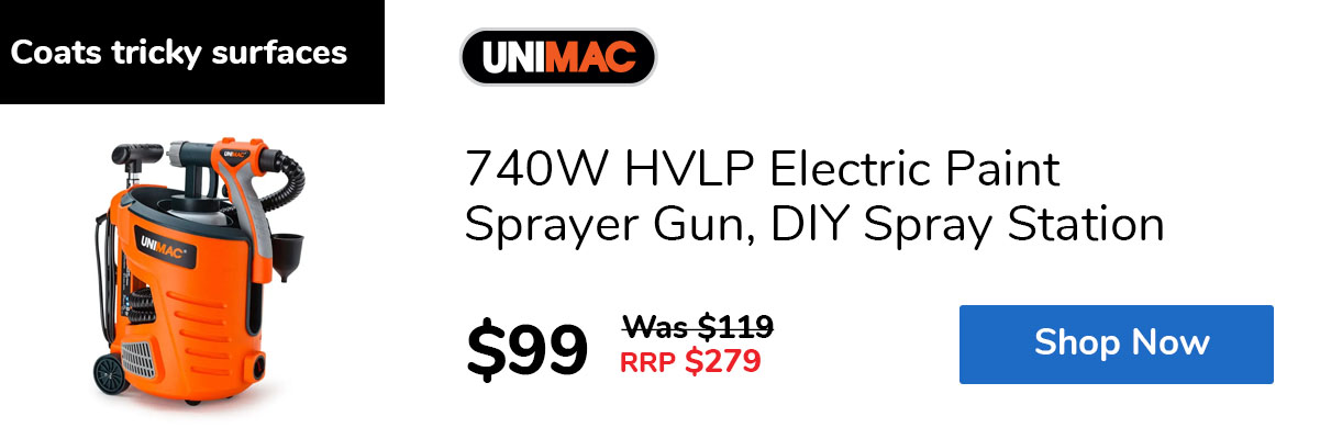 740W HVLP Electric Paint Sprayer Gun, DIY Spray Station