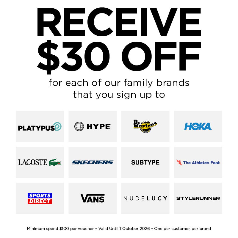 Get $30 off our family of brands