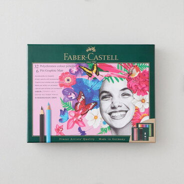 Faber-Castell Polychromos Artists' Pencil & Pitt Graphite Matt Cass Art Exclusive Set of 40