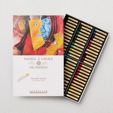 Sennelier Artists' Classic Oil Pastel Assorted Colours Set of 72