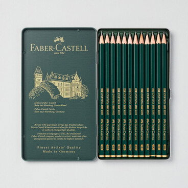 Faber-Castell 9000 Pencil Art Black Set of 12