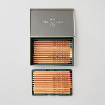 Faber-Castell Pitt Pastel Pencils in Tin Colin Bradley Selection Assorted Colours Set of 24