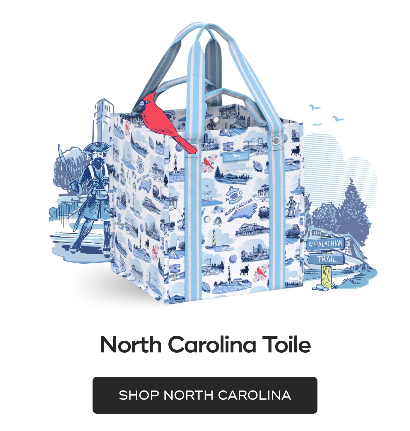 North Carolina Toile. SHOP NORTH CAROLINA