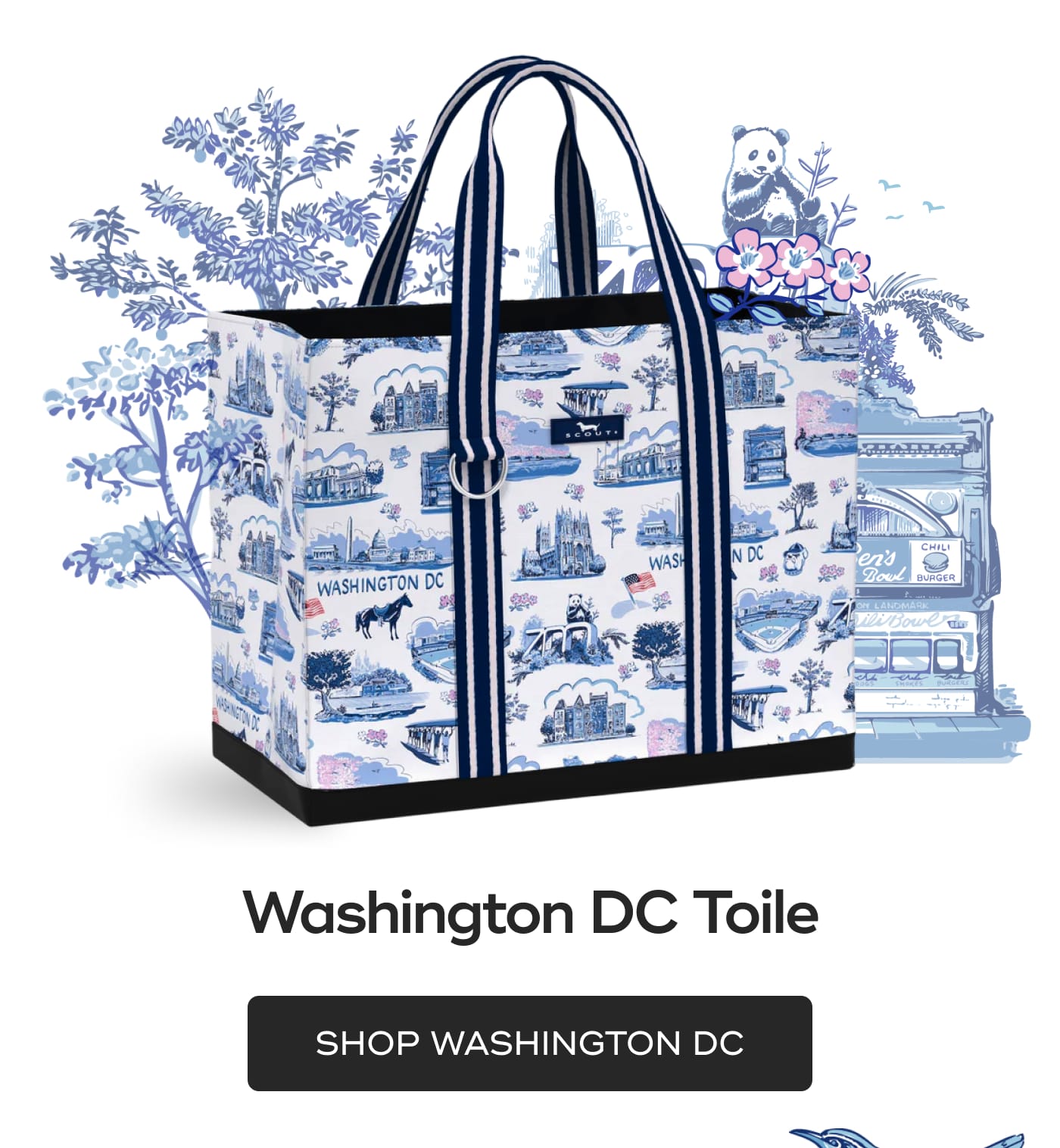 Washington DC Toile. SHOP WASHINGTON DC