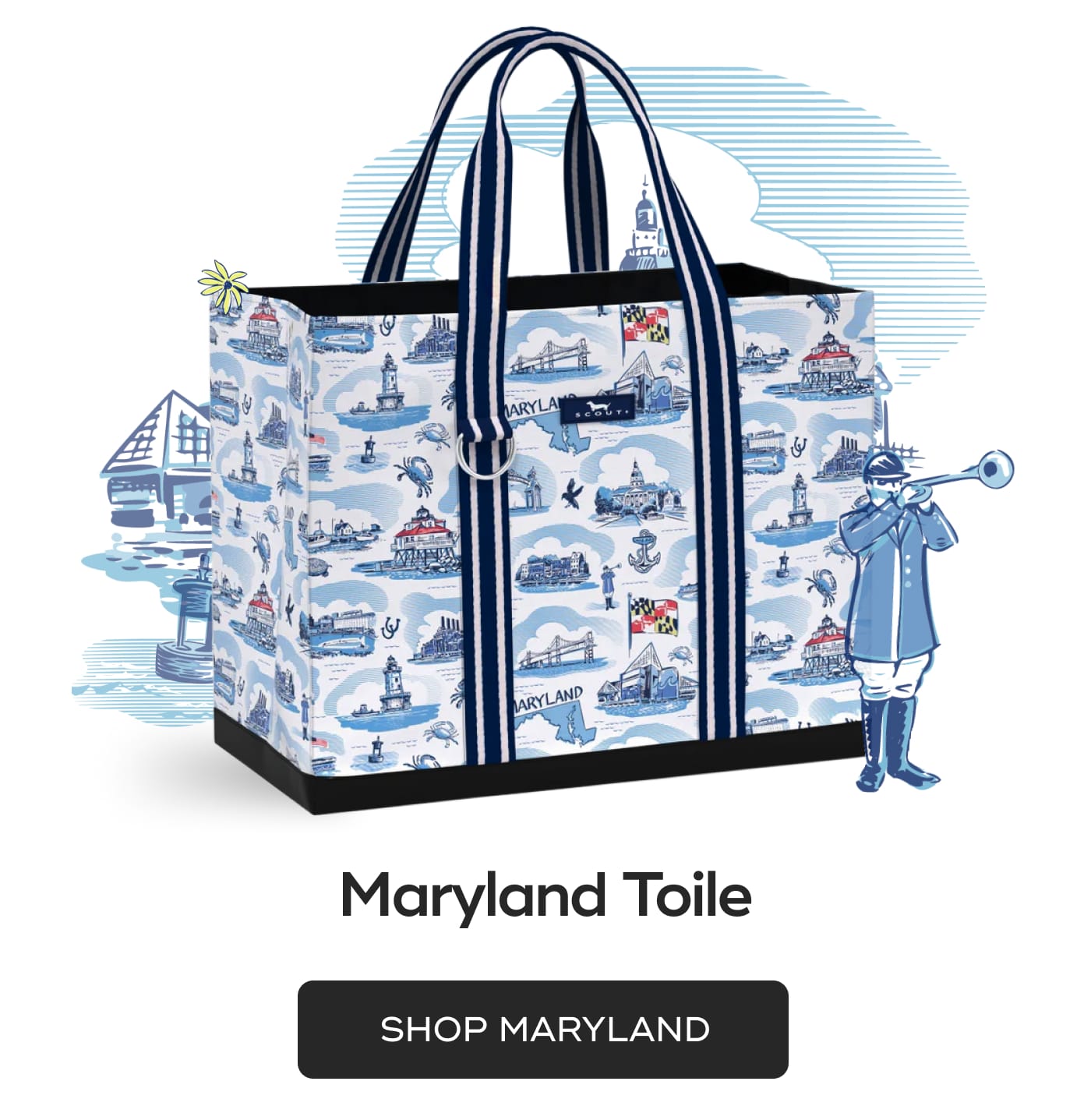 SCOUT. Maryland Toile. SHOP MARYLAND