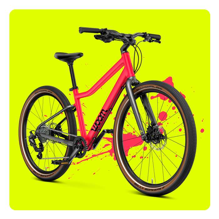 woom EXPLORE 5 in neon pink