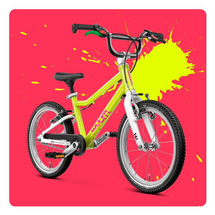 woom GO 3 in neon lime