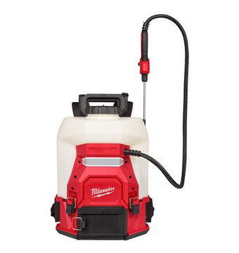 Milwaukee M18™ SWITCH TANK™, M18 4-Gallon Backpack Sprayer w/ SWITCH TANK, Tank Size 4 Gal, Flow 0.52 GPM, Pressure 140 PSI, Model# 3019-20PS