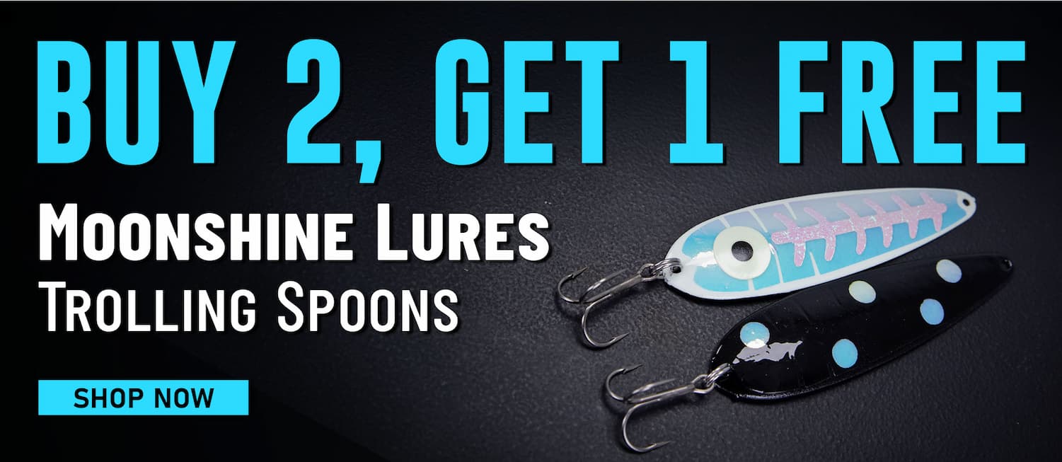 Buy 2, Get 1 Free Moonshine Lures Trolling Spoons Shop Now