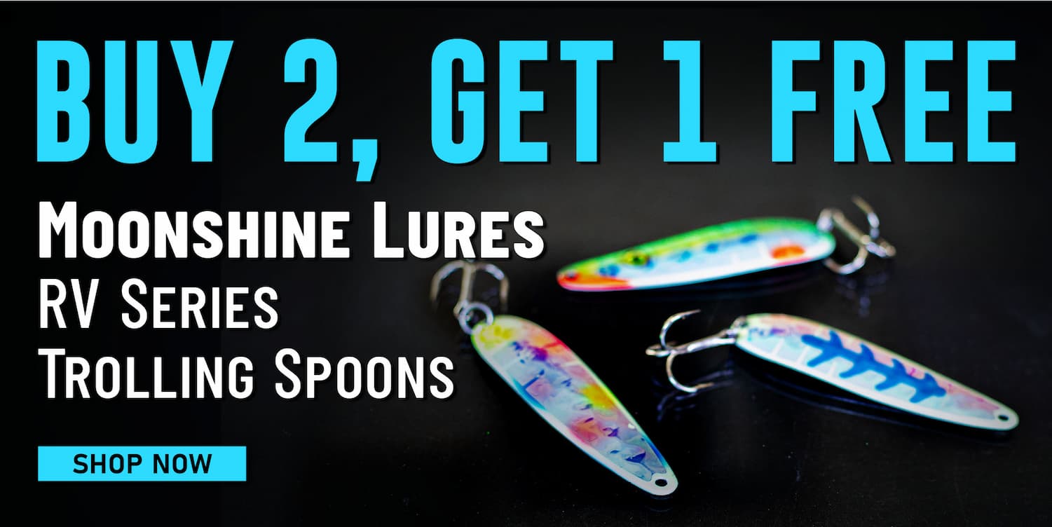 Buy 2, Get 1 Free Moonshine Lures RV Series Trolling Spoons Shop Now