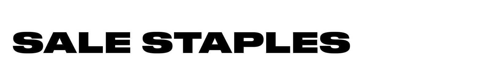 SALE STAPLES