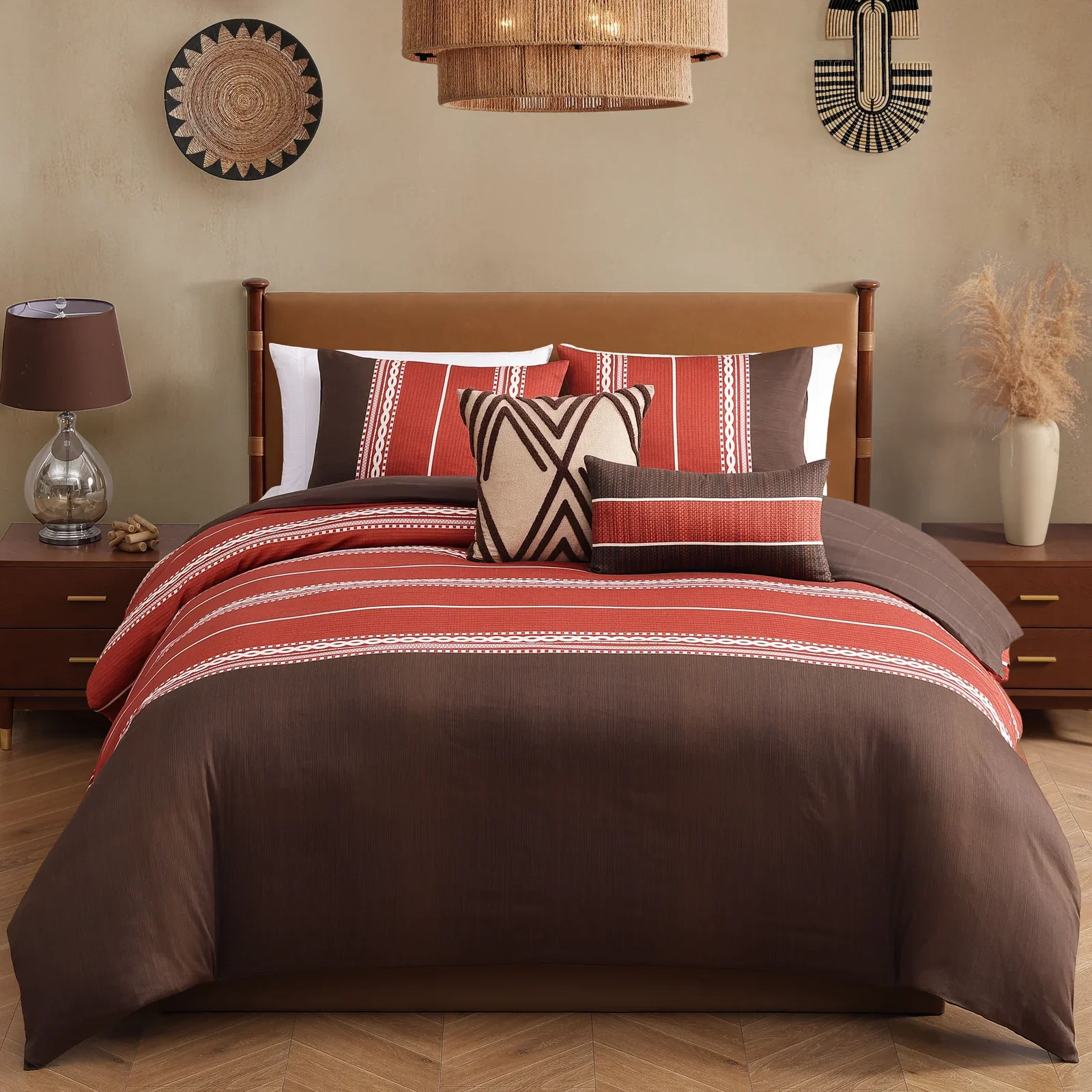 Bebejan Terra Spice 5 Piece Reversible Comforter Set