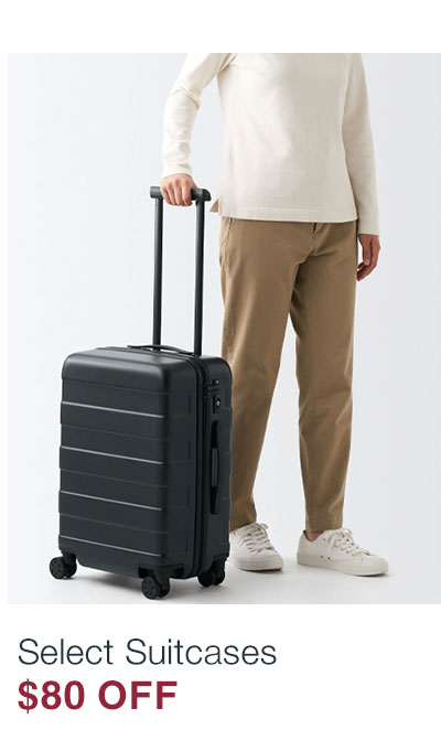 Shop Select Suitcases $80 OFF