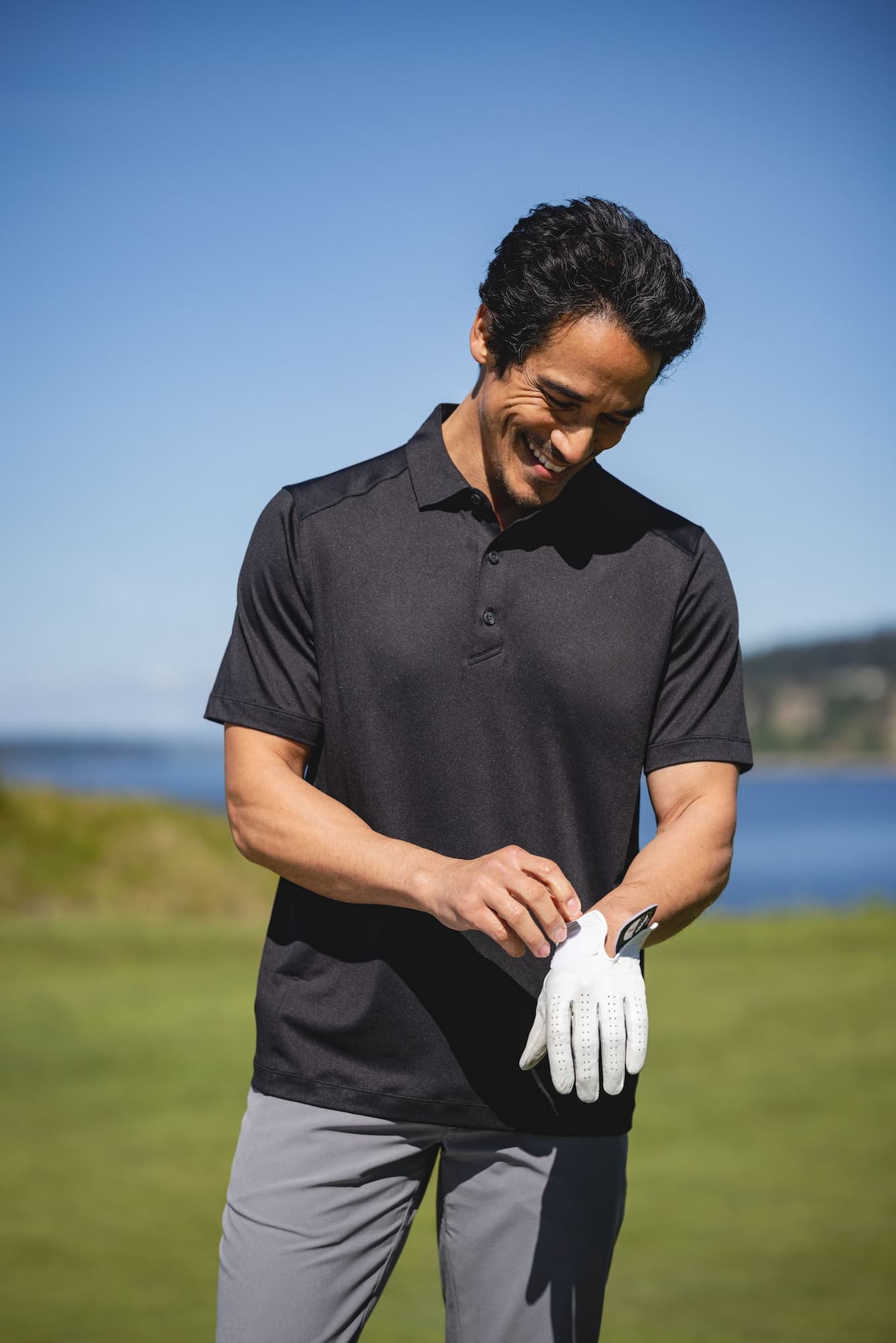 Cutter & Buck Forge Recycled Four-Way Stretch Mens Polo