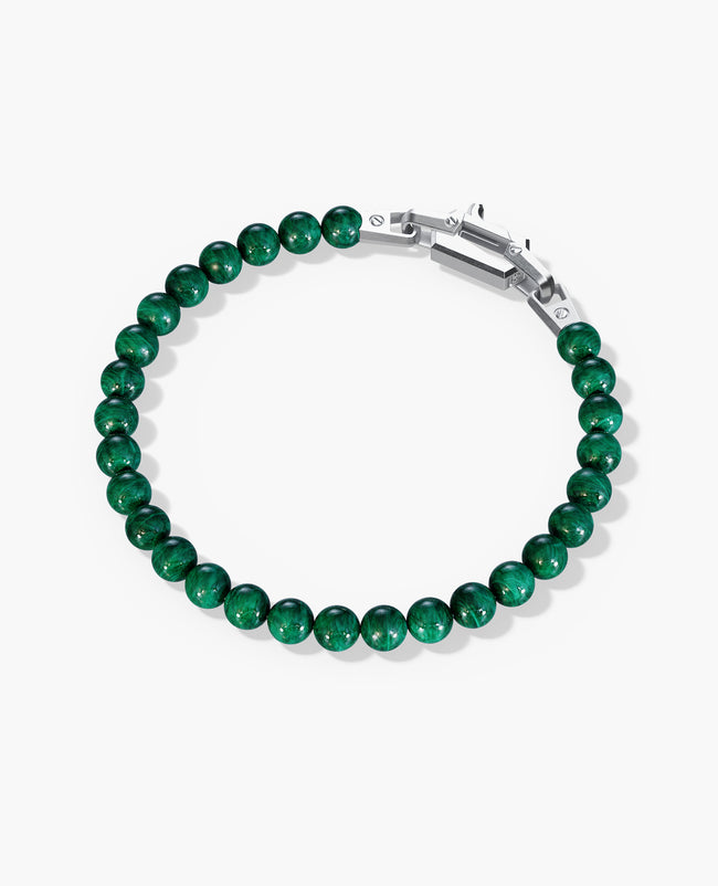 ready-to-ship-power-beads-bracelet-with-silver-lock-malachite