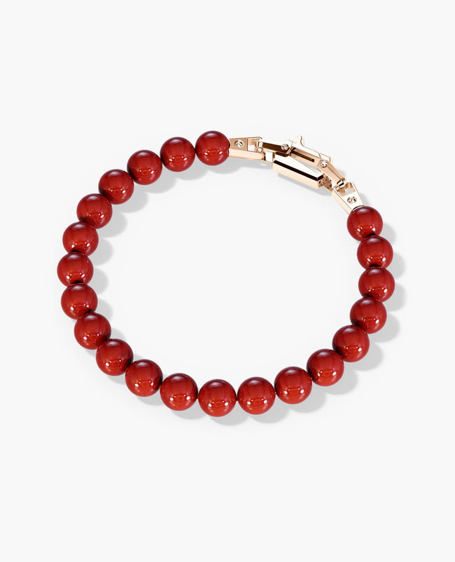 ready-to-ship-power-beads-bracelet-with-gold-lock-red-coral