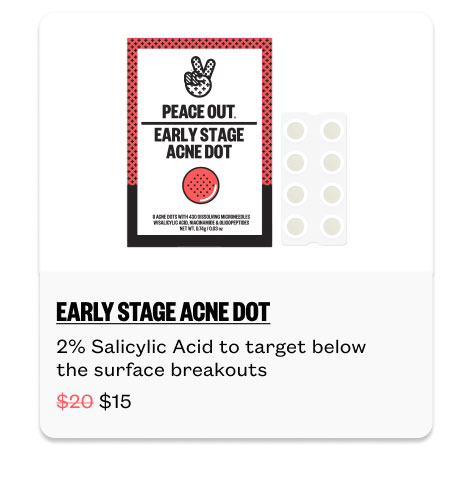 Early Stage Acne Dots for $15