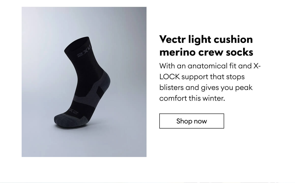 Vectr light cushion merino crew socks | Shop now 