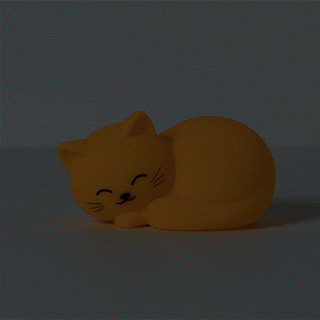 Sleepy Kitty Squishy Light