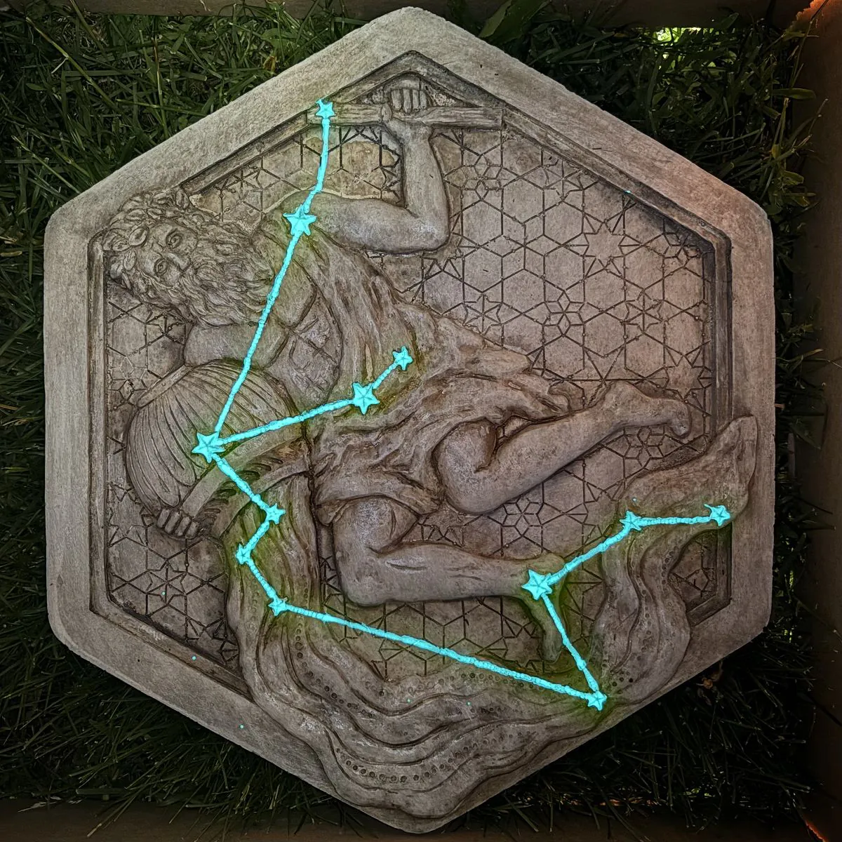 Zodiac Handmade Garden Stepping Stone