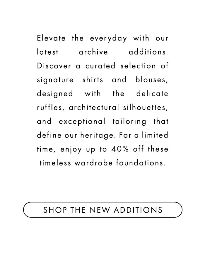 NEW ADDITIONS TO THE SALE: SHOP NOW