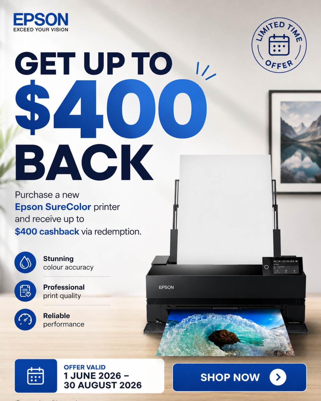 Epson Cashback