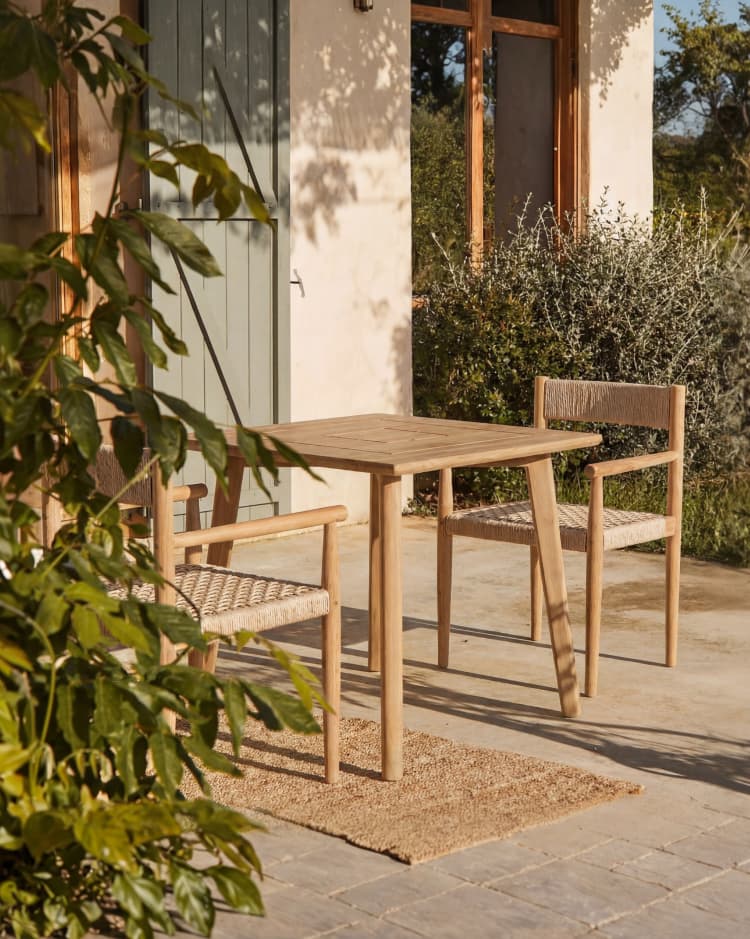 Mesa cuadrada exterior Cala