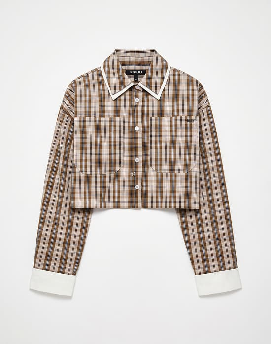 BALTER SHIRT TAN PLAID