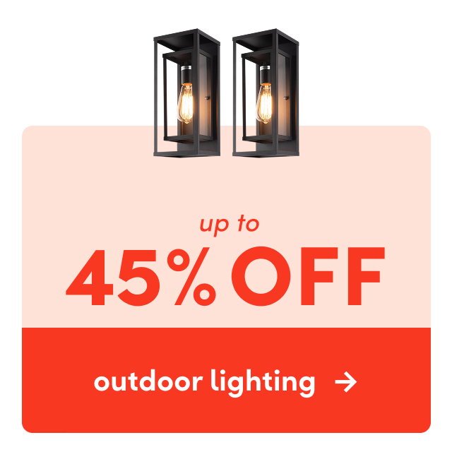 outdoor lighting clearance