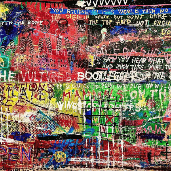 Graffiti style painting