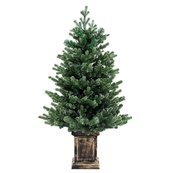Christmas Tree Led Potted Xmas Tree Party Decor 8 Light Modes