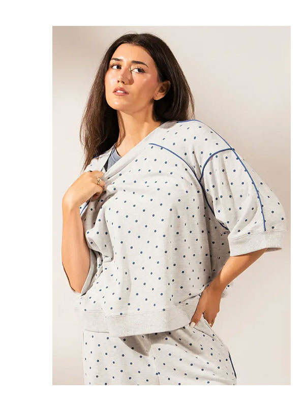 Polka Dot Pullover