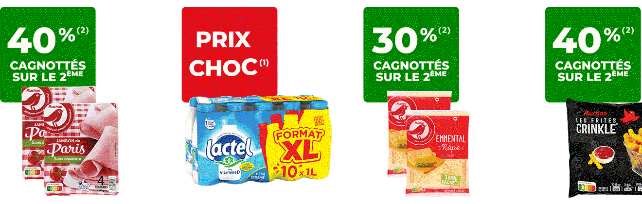 Le plein de promotions !