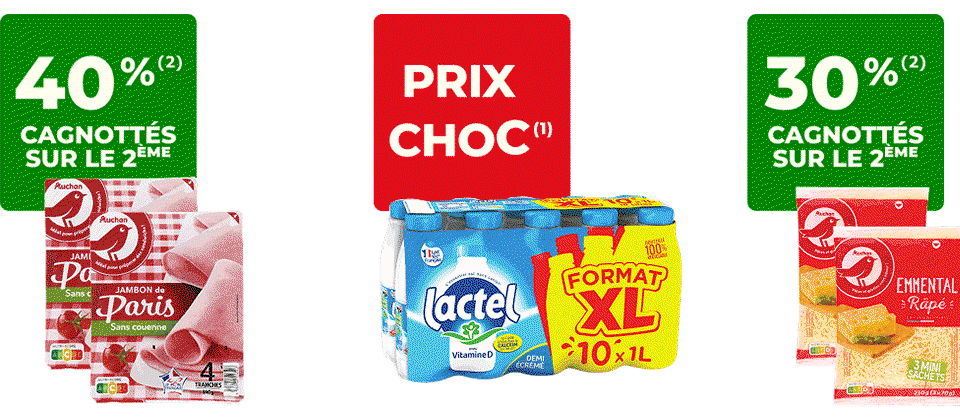 Le plein de promotions !