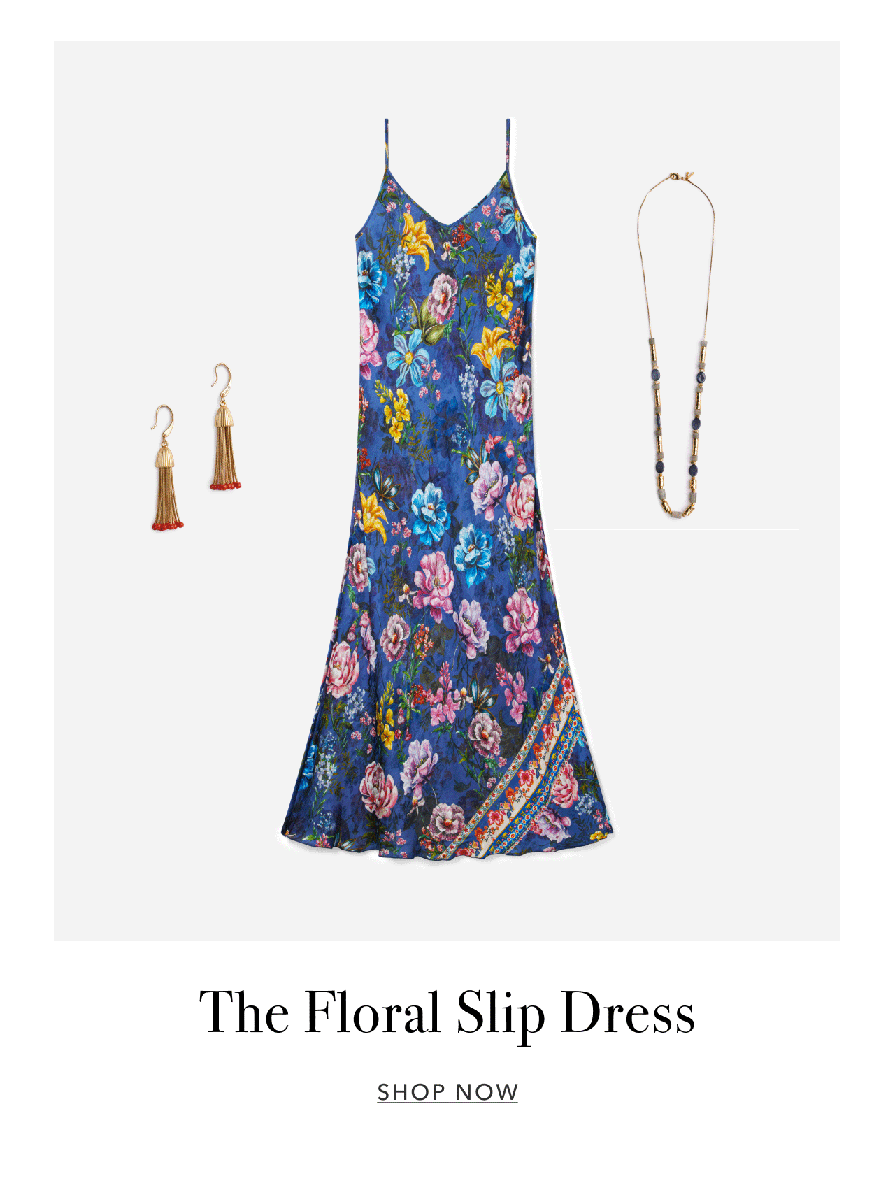 THE FLORAL SLIP DRESS