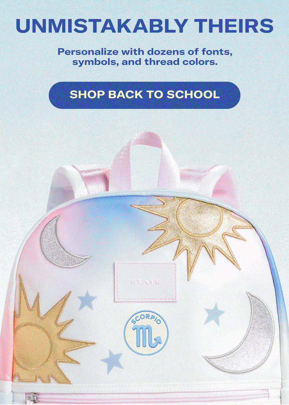 Unmistakably theirs: Shop Back to School