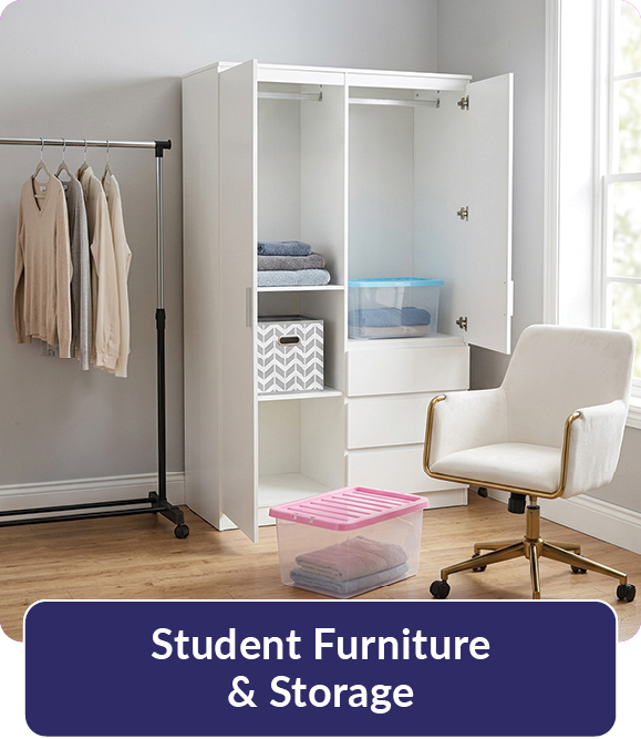 student furniture and storage